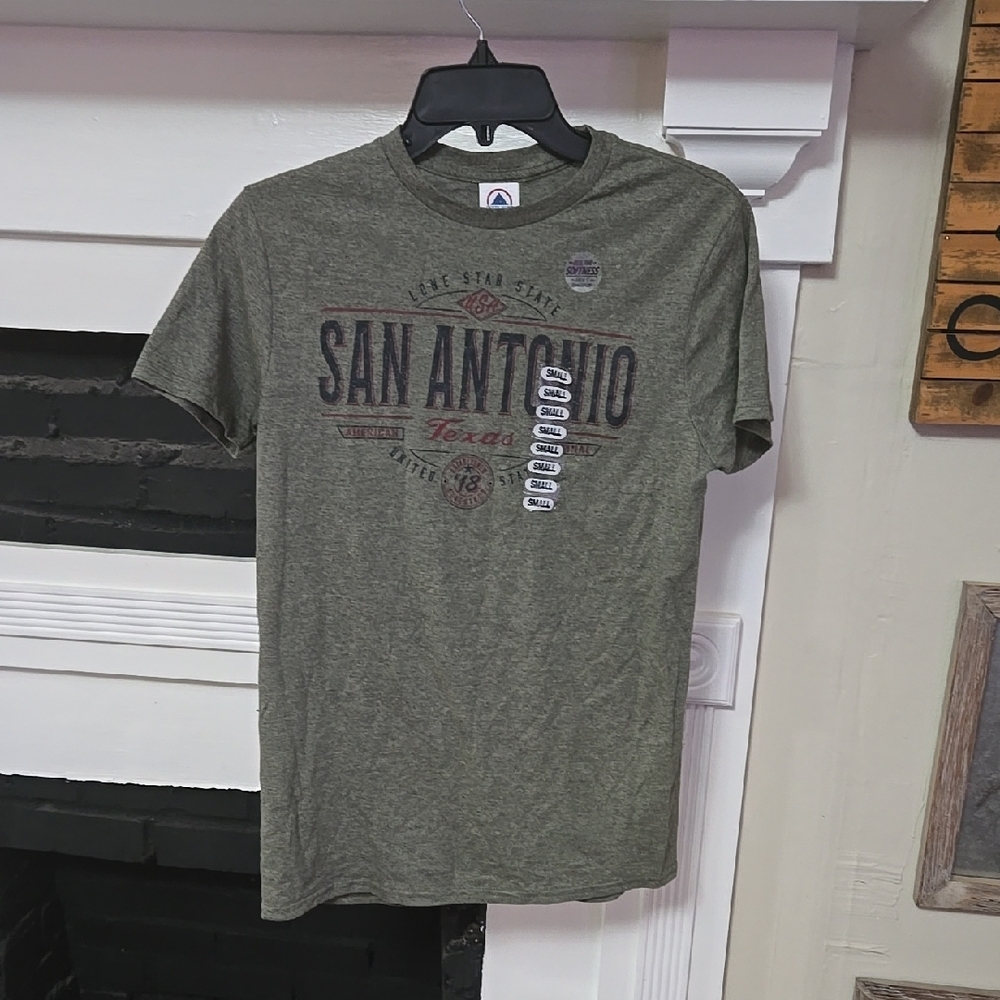 Delta Soft San Antonio Graphic Men's T-Shirt - Green
